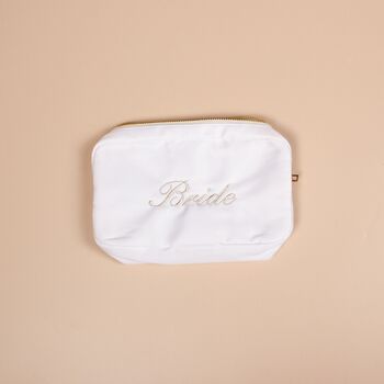 Personalised Bridal Make Up And Cosmetics Bag, 2 of 7