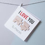 Personalised 'I Love You To Pieces' Magnets Card, thumbnail 5 of 6