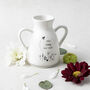 Twin Handle Ceramic Bud Vase ‘Make Today Bee Utiful’, thumbnail 1 of 4