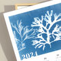 2024 Seaweed Beach Calendar Art Print, thumbnail 3 of 4