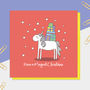 Christmas Gift Unicorn Card, thumbnail 2 of 2