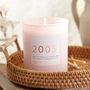 16th Birthday Gift For Girl Any Year Pink Glass Candle, thumbnail 1 of 10