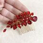 Delicate Red Hair Comb, thumbnail 4 of 4