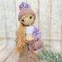 Posable Handmade Crochet Doll For Kids And Adults, thumbnail 1 of 12