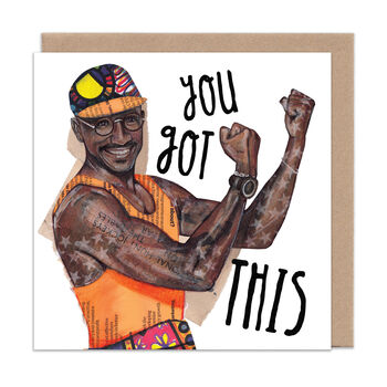 Mr Motivator Good Luck Card, You Got This Motivational Card, 2 of 3