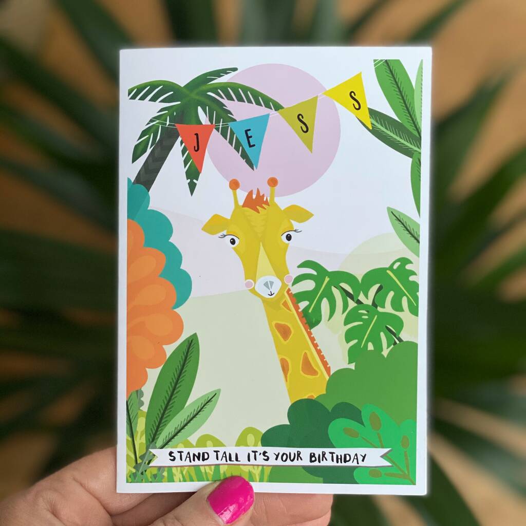 Jungle Theme Birthday Card By Hendog Designs | notonthehighstreet.com