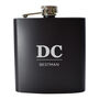 Monogram Wedding Party Hip Flask, thumbnail 3 of 12