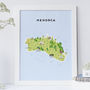 Map Of Menorca Print, thumbnail 1 of 2