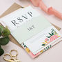 Jessica Blush Floral Wedding Invitations, thumbnail 3 of 3