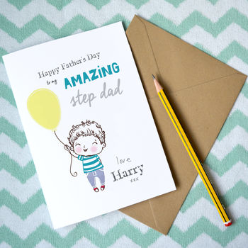 Personalised Illustrated Father's Day Card, 2 of 4