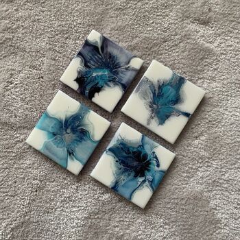 Sold Homely Floral Spring Coasters | Set Of Two/Four, 6 of 8