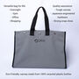 'Qi Eco One' Tote Bag Stone Grey Edition, thumbnail 2 of 8