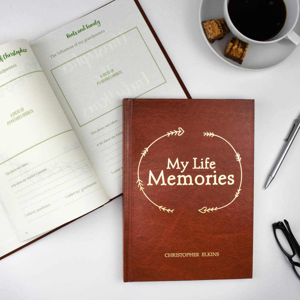 My Life Memories Journal By Jonny's Sister | notonthehighstreet.com