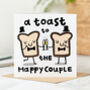 Mr And Mr Wedding Card 'Toast The Happy Couple', thumbnail 1 of 2