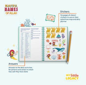 Names Of Allah Kids Journal And Activity Book, 7 of 7
