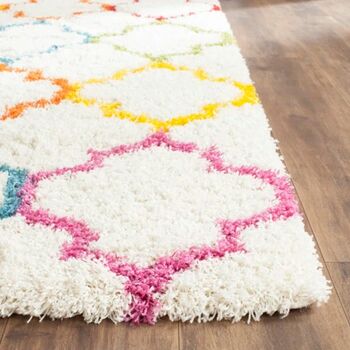 Geometric Hand Woven Area Rug, 2 of 4