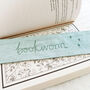 Bookworm Embroidered Bookmark, thumbnail 2 of 4