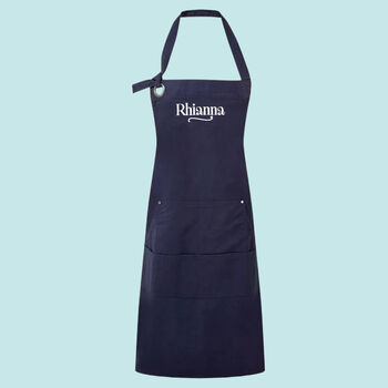 Premium Canvas Personalised Apron With Motif, 7 of 8