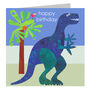 Happy Birthday Dinosaur Card, thumbnail 2 of 5