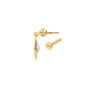 14 Carat Gold Zion Drop Tragus Earring, thumbnail 4 of 6