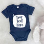 Personalised Speech Bubble Babygrow New Baby Gift, thumbnail 4 of 9
