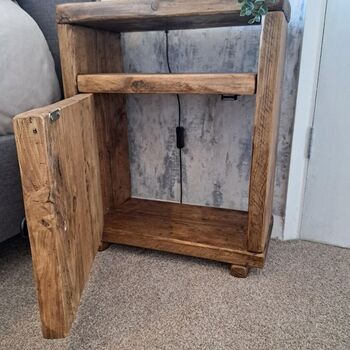 Wooden Bedside Table | Side Table | Homemade, 5 of 7
