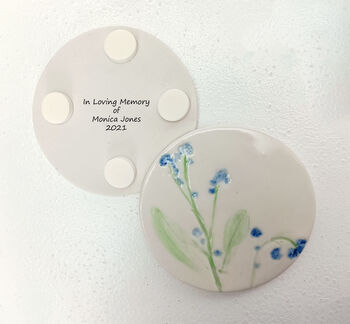 Forget Me Not Ceramic Coaster, 8 of 12