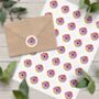 Colourful Flowers Round Sticker Sheet, thumbnail 1 of 3