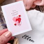 Gift Bag 'You Are My Favourite Notification' Red Heart Earrings, thumbnail 1 of 4