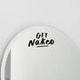 Get Naked Mirror Decal Bathroom Decor, thumbnail 1 of 3