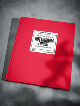 Nottingham Forest Telegraph Personalised Enhanced Football Gift Notts Forest Newspaper History Book, 10 of 10