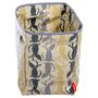 Oilcloth Dog Toy Storage Basket In Rufus Fabric, thumbnail 4 of 4