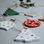 Personalised Christmas Decorations Pottery Kit, thumbnail 5 of 10