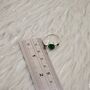 Green Onyx Tourmaline Sterling Silver Ring, thumbnail 10 of 10