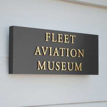 Personalised House Sign With Raised Gold Lettering, 4 of 9