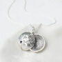 Silver Tree Of Life Fingerprint Locket Necklace, thumbnail 2 of 8