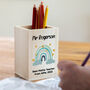 Personalised Rainbow Pen Pot Best Teacher Gift, thumbnail 1 of 4