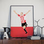 Kevin Phillips Sunderland Football Poster, thumbnail 1 of 3