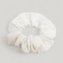 Personalised Ivory Crepe Scrunchie, thumbnail 3 of 4