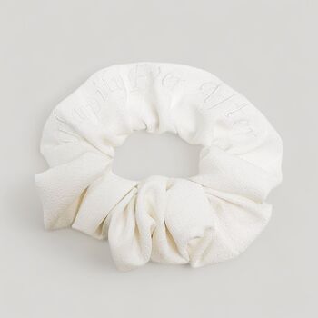 Personalised Ivory Crepe Scrunchie, 3 of 4