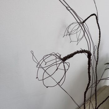 Three Handmade Wire Fritillaria Stems, 6 of 11