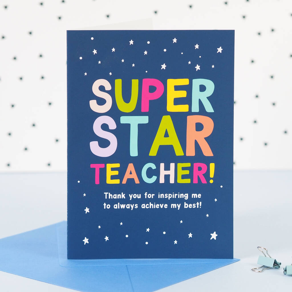 Superstar Teacher Thank You Gift Box By Project Pretty ...