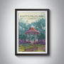 Myatt's Fields Park London Travel Poster Art Print, thumbnail 1 of 8