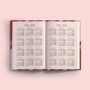 2024 2025 Academic Diary A5 Hardcover | Pink And Red, thumbnail 3 of 9