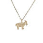 9ct Gold Goat Necklace, thumbnail 2 of 5