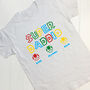 Personalised Super Daddio Dad T Shirt, thumbnail 3 of 10