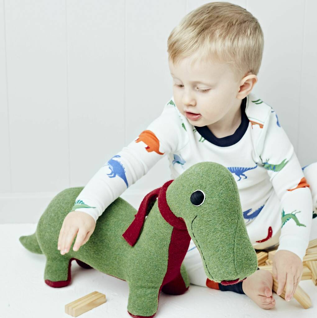 Dinosaur Soft Toy Large And Handmade, 1 of 7