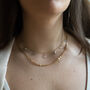 Electra Choker 14k Gold Filled And Herkimer Diamonds, thumbnail 9 of 9