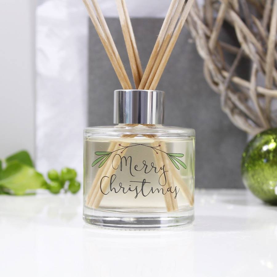 Christmas Reed Diffuser And Candle Gift Set By Olivia Ltd