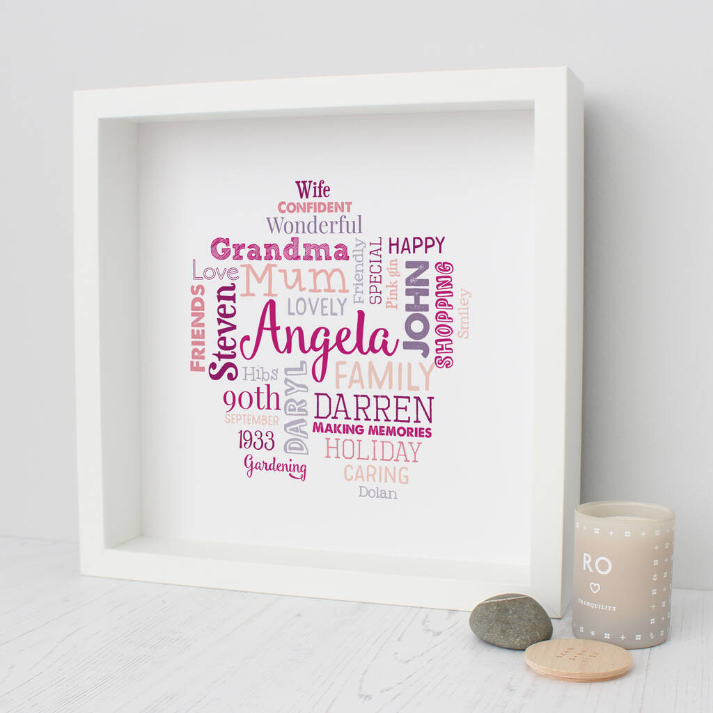 Personalised 90th Birthday Gift For Her, 1 of 9